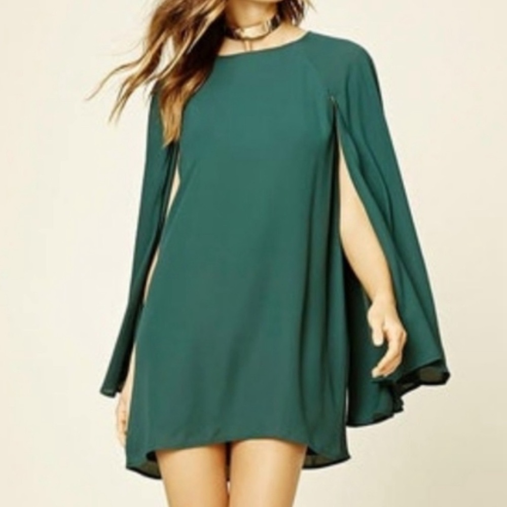 NWT Forever 21 Cape Dress